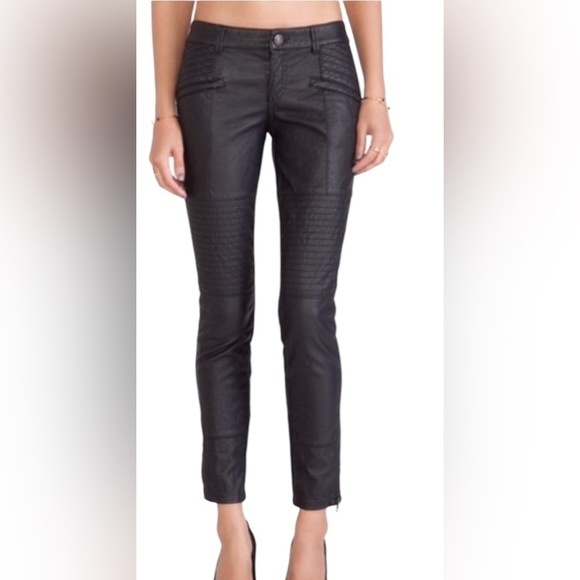 Free People Pants - Free People Vegan Leather Moto Pants
